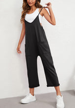 Load image into Gallery viewer, Black Straight Leg Jumpsuit

